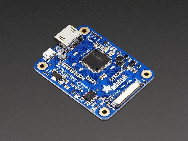 Main image of Adafruit TFP401 HDMI/DVI Decoder to 40-Pin TTL Breakout - With Touch