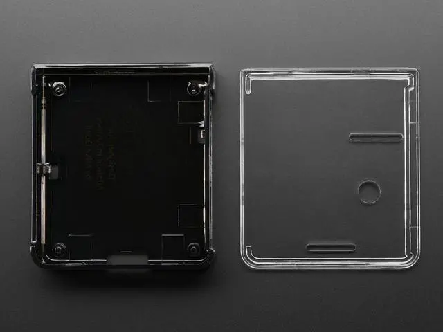 Alt view image 7 of 7 - Adafruit Raspberry Pi A+ Case - Smoke Base w/ Clear Top