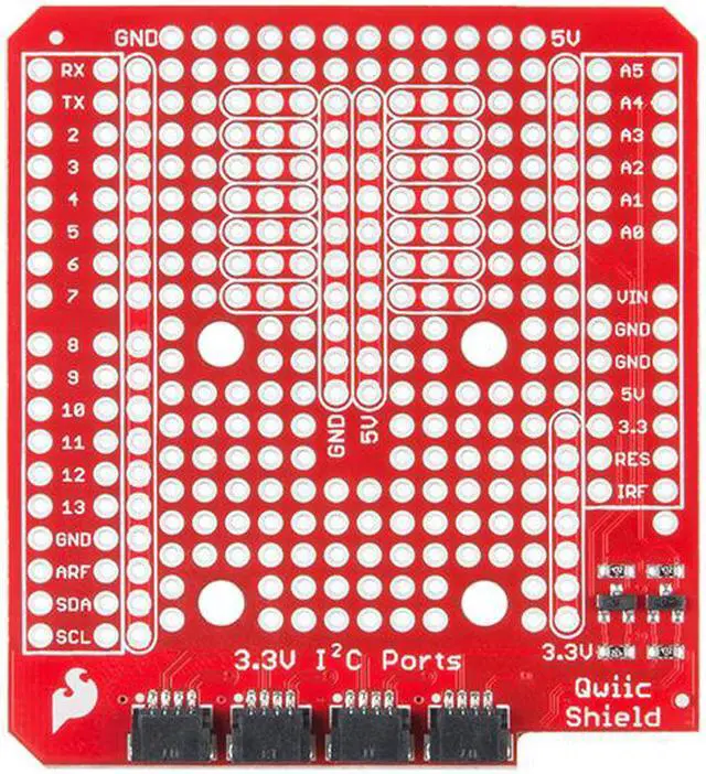 Alt view image 2 of 3 - SparkFun Qwiic Shield (Arduino Compatible)