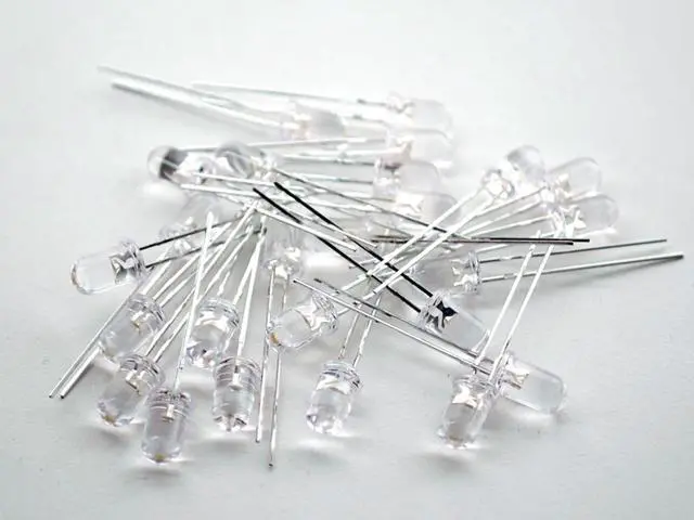 Main image of Adafruit Accessories Super Bright White 5mm LED - 25 pack