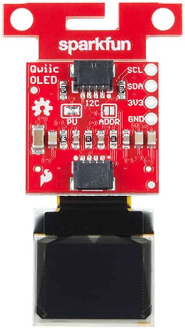 Alt view image 3 of 4 - SparkFun Micro OLED Breakout (Qwiic)