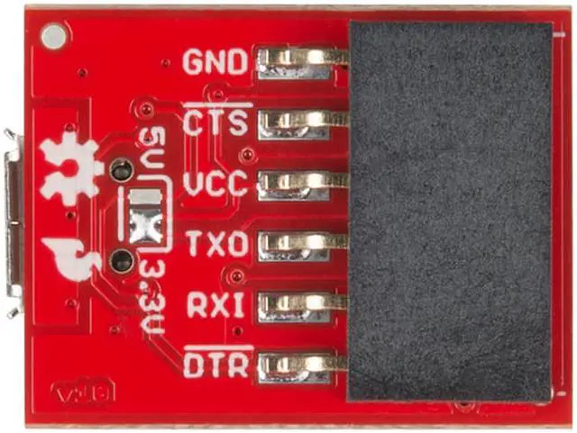 Alt view image 3 of 3 - SparkFun Serial Basic Breakout - CH340G Development Tool