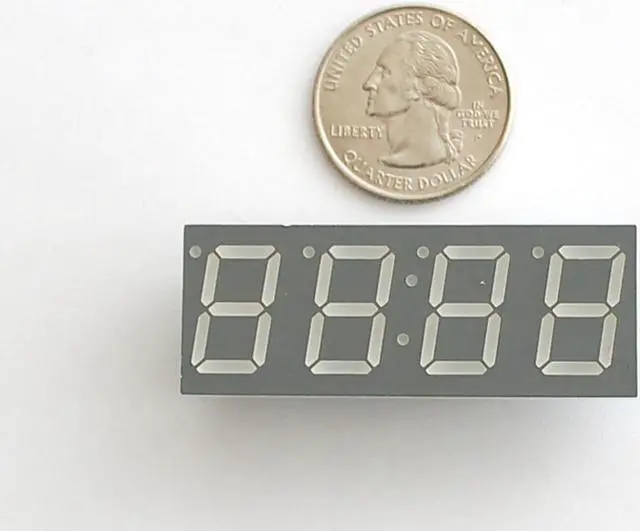 Alt view image 2 of 3 - Adafruit Yellow 7-segment clock display - 0.56" Digit Height