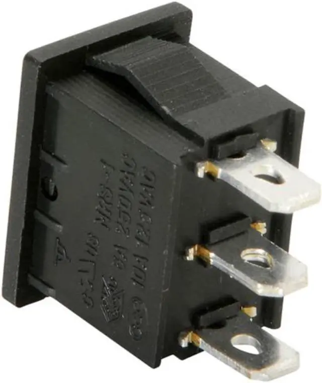Alt view image 2 of 2 - Parts Express SPDT Miniature Momentary Rocker Switch Center Off