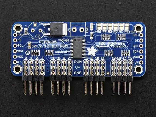 Alt view image 4 of 4 - Adafruit 3x4 Right Angle Male Header (4 Pack)