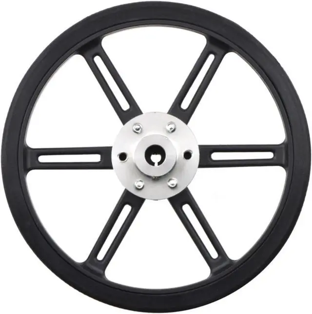 Alt view image 2 of 2 - Pololu Wheel 90×10mm Pair - Black