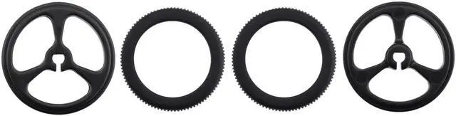 Alt view image 2 of 2 - Pololu Wheel 32x7mm Pair - Black