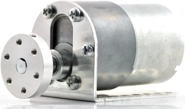 Alt view image 2 of 2 - Pololu Universal Aluminum Mounting Hub for 6mm Shaft Pair, #4-40 Holes (2 pack)