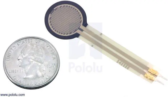 Main image of Pololu Force-Sensing Resistor: 0.6" Diameter Circle