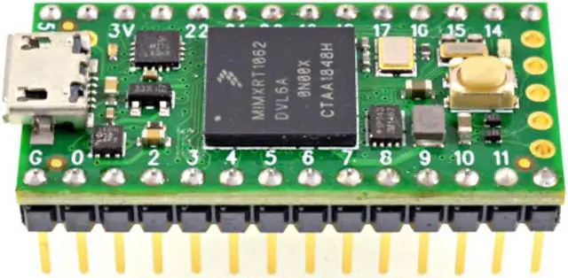 Main image of Teensy 4.0 USB Development Board with pins