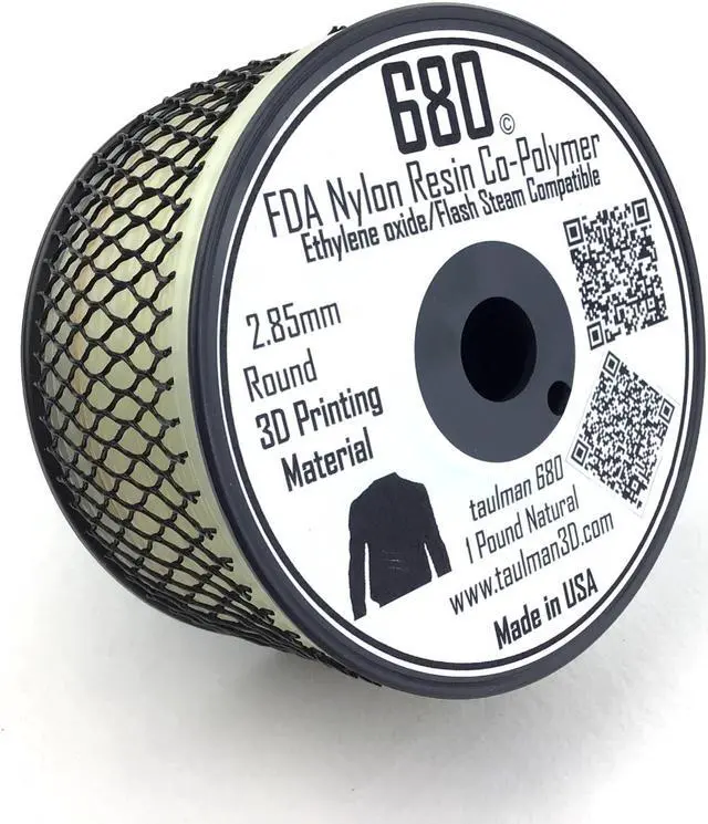 Main image of taulman3D Nylon 680 Filament - 2.85mm, 1lb, Natural