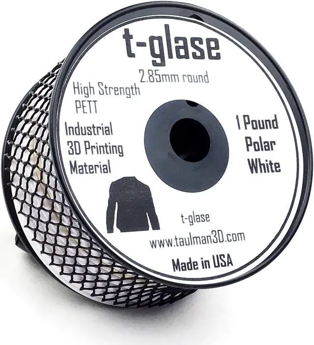 Main image of taulman3D t-glase Filament - 2.85mm, 1lb, White