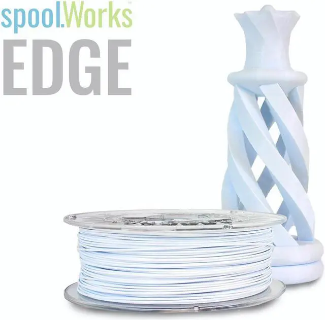 Main image of Genuine E3D spoolWorks EDGE Filament - 1.75mm, 750g, Dove White01