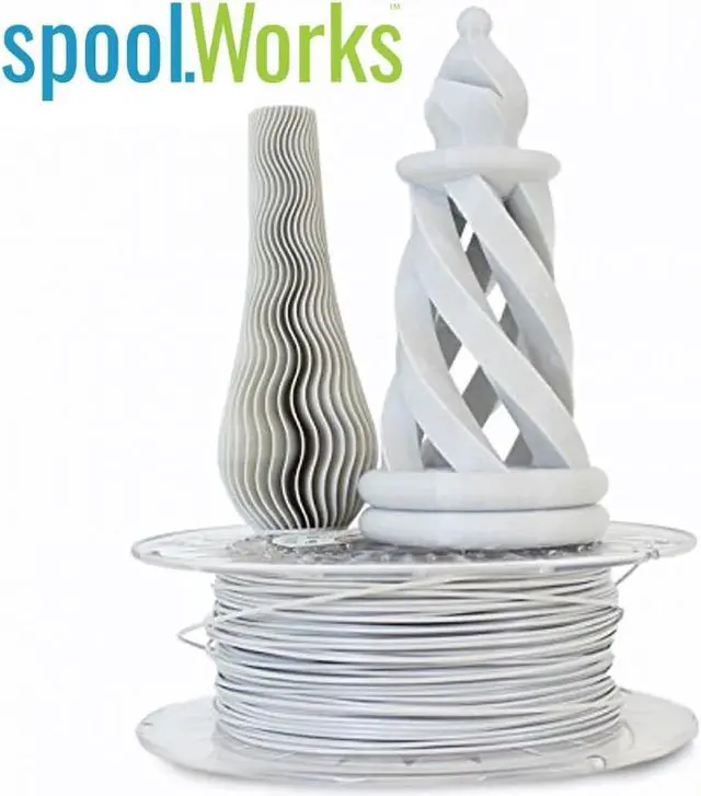 Alt view image 2 of 2 - Genuine E3D spoolWorks PLA Filament - 1.75mm, 750g, Light Grey06