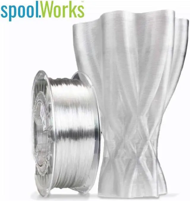 Main image of Genuine E3D spoolWorks EDGE Filament - 2.85mm, 750g, Clear Crystal01