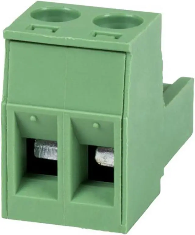 Alt view image 2 of 3 - Parts Express Phoenix Type Connector 2-Pole 5mm Pitch (4 Pack)