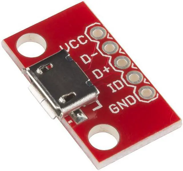Main image of SparkFun microB USB Breakout