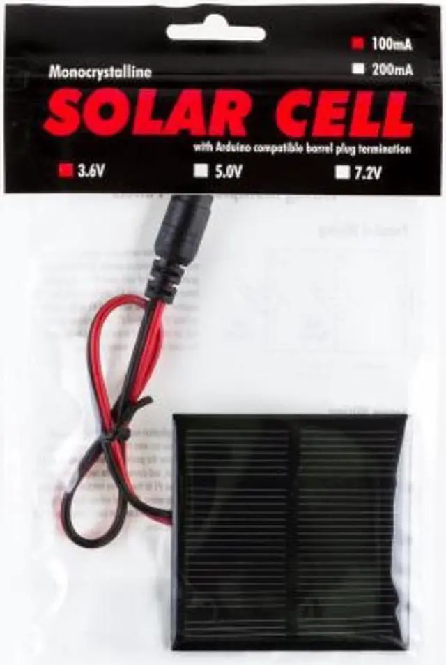 Alt view image 8 of 9 - Monocrystalline Solar Cell, 100mA, 3.6V (2 pack)