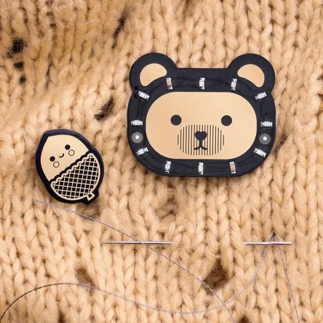 Alt view image 4 of 5 - Pimoroni Bearables Bear Kit