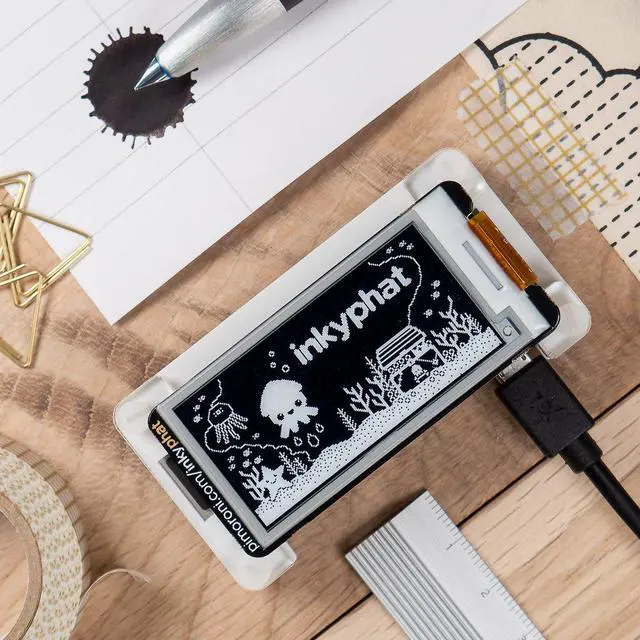 Main image of Pimoroni Inky pHAT (ePaper/eInk/EPD) - Black/White