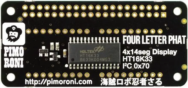 Alt view image 3 of 5 - Pimoroni Four Letter pHAT