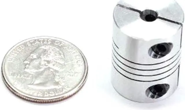 Alt view image 2 of 2 - 3DMakerWorld Clamp Flexible Shaft Coupler - 5mm x 8mm