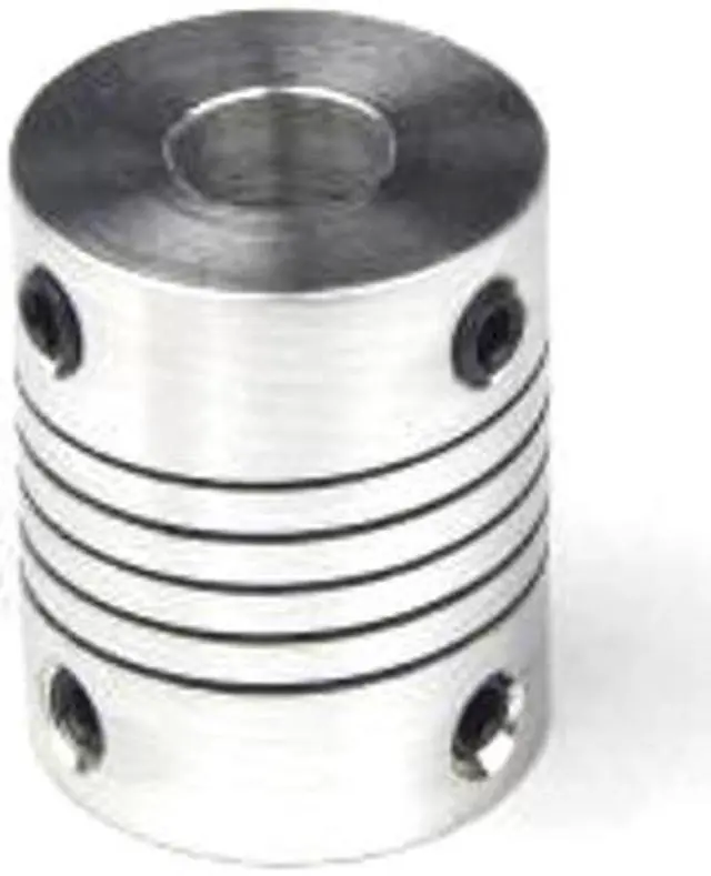 Main image of 3DMakerWorld Set Screw Flexible Shaft Coupler - 5mm x 8mm