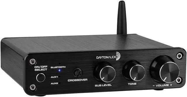 Main image of Dayton Audio 100W 2.1 Class D Bluetooth Amplifier with Sub Frequency Adjustment