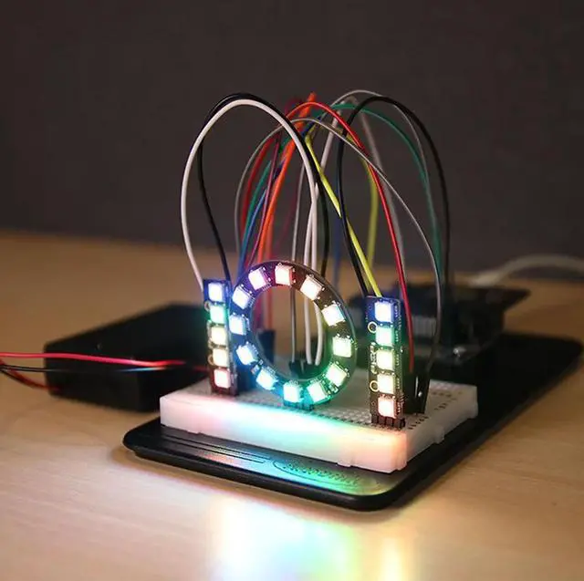 Alt view image 2 of 2 - Kitronik Zip LEDs Add-On Pack Inventors Kit for micro:bit