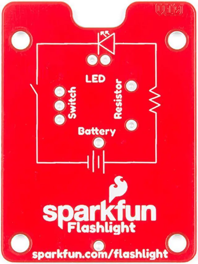 Alt view image 3 of 6 - SparkFun Basic Flashlight Soldering Kit