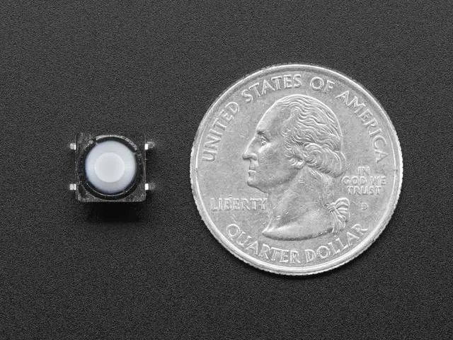 Alt view image 4 of 4 - Adafruit Soft Tactile Button 8mm (10 Count)