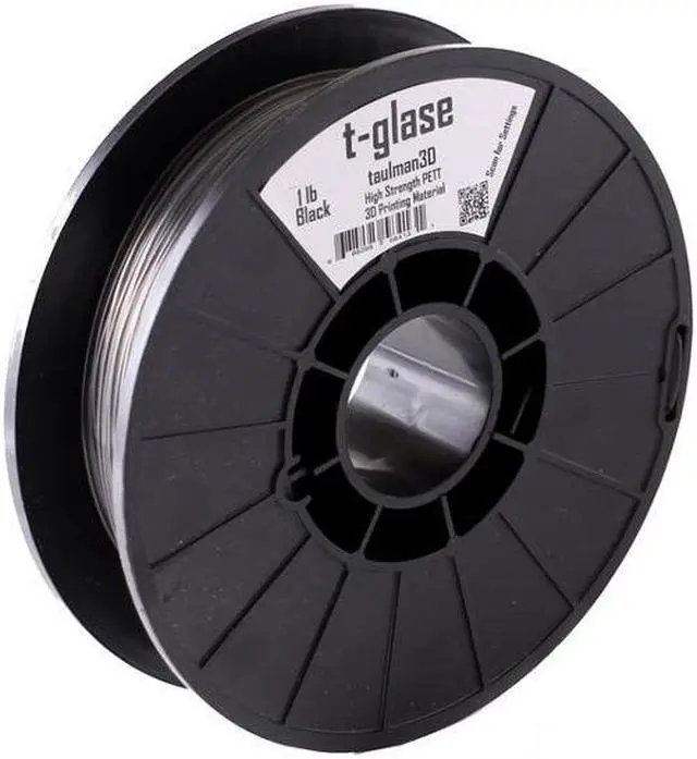 Alt view image 2 of 2 - taulman3D t-glase Filament - 2.85mm, 1lb, Black, 10 pack