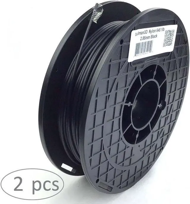 Main image of taulman3D Nylon 645 Filament - 2.85mm, 1lb, Black, 10 pack