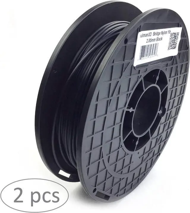 Main image of taulman3D Nylon Bridge Filament - 2.85mm, 1lb, Black, 10 pack