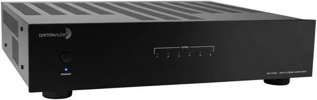Alt view image 9 of 14 - Dayton Audio MA1260 Multi-Zone 12-Channel Amplifier 60WPC 300-8150