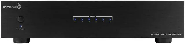 Alt view image 9 of 14 - Dayton Audio MA1240a Multi-Zone 12 Channel Amplifier 300-815