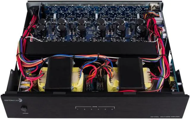 Alt view image 12 of 14 - Dayton Audio MA1240a Multi-Zone 12 Channel Amplifier 300-815