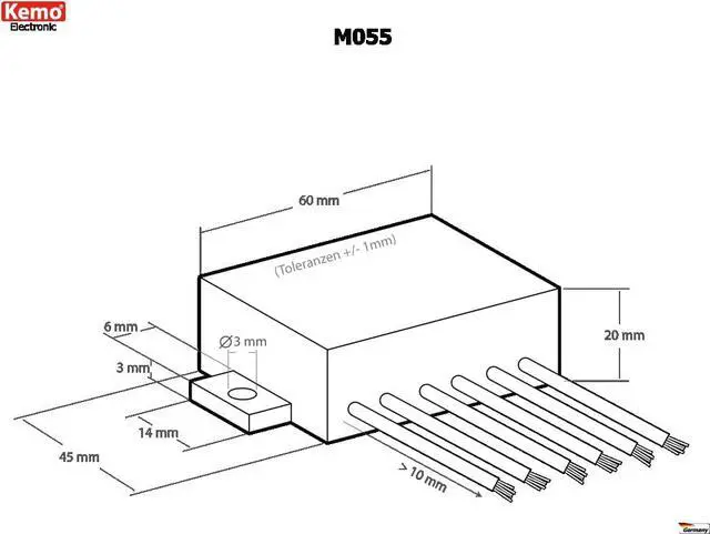 Alt view image 3 of 3 - Kemo M055 3 Watt Universal Stereo Amplifier Module