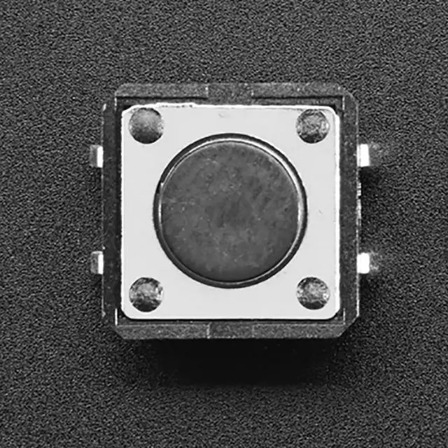 Alt view image 3 of 5 - Adafruit Tactile Switch Buttons (12mm square, 6mm tall) x 10 pack