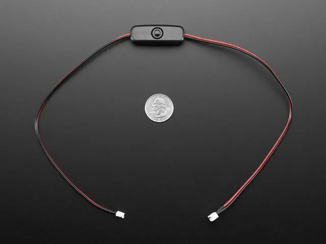 Main image of Adafruit JST 2-pin Extension Cable with On/Off Switch - JST PH2