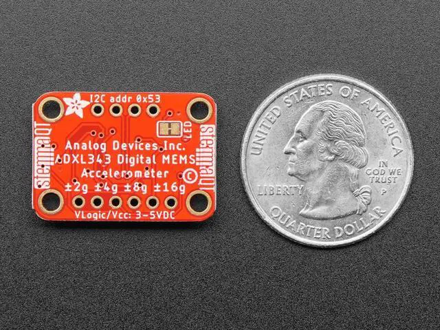Alt view image 2 of 5 - Adafruit ADXL343 - Triple-Axis Accelerometer (+-2g/4g/8g/16g) w/ I2C/SPI