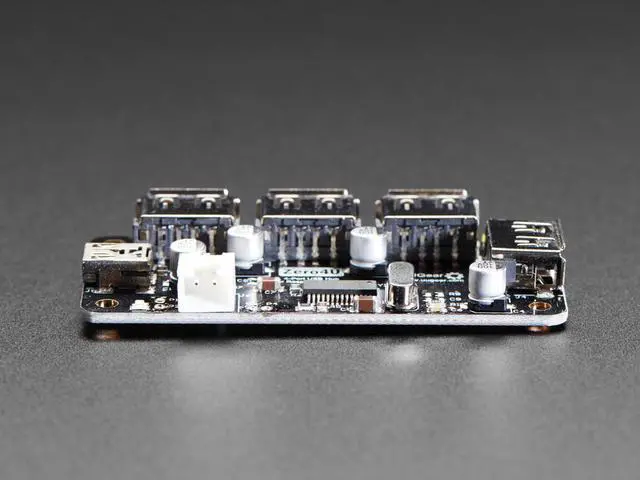 Alt view image 3 of 4 - Adafruit Zero4U - 4-Port USB Hub without Pogo Pins