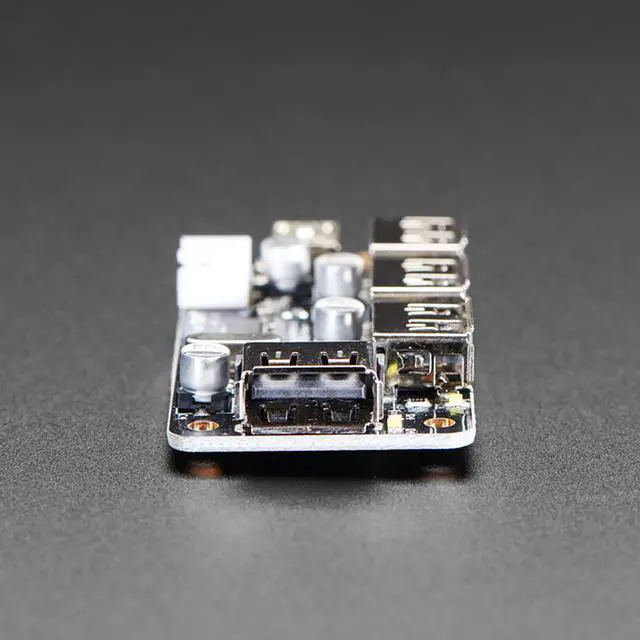 Alt view image 4 of 4 - Adafruit Zero4U - 4-Port USB Hub without Pogo Pins