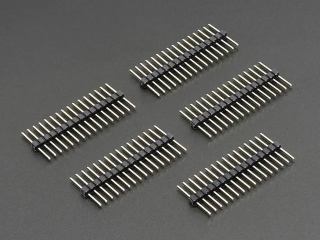 Main image of Adafruit Extra-long break-away 0.1" 16-pin strip male header (5 pcs)