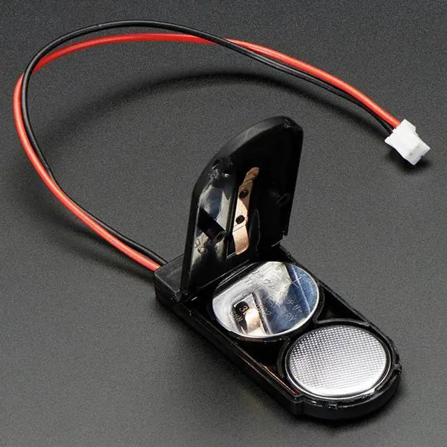 Alt view image 2 of 3 - Adafruit 2 x CR2032 Coin Cell Battery Holder - 6V output - On/Off switch