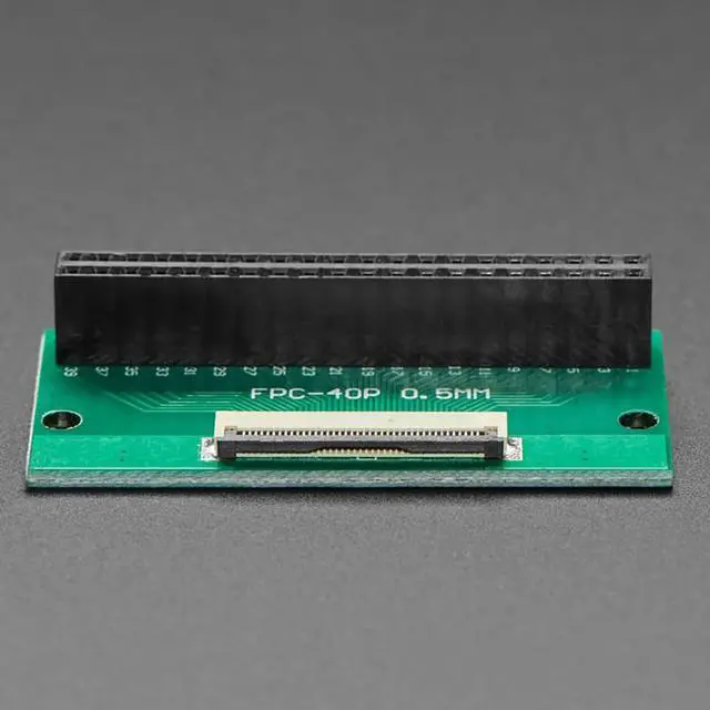 Alt view image 3 of 6 - Adafruit 40-pin FPC to Straight 2x20 IDC Female Socket Header