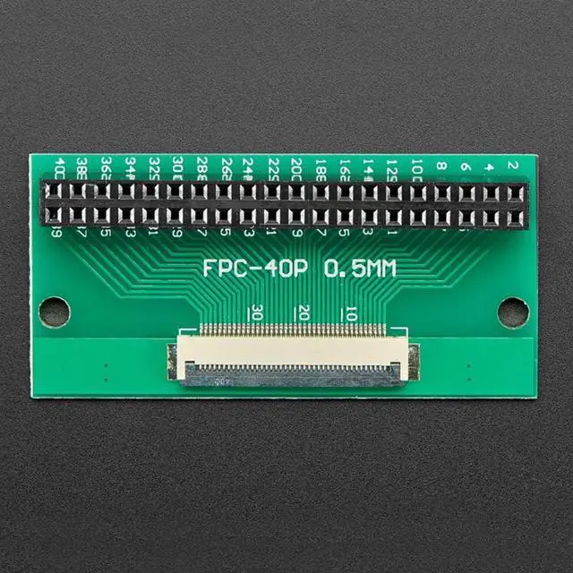 Alt view image 4 of 6 - Adafruit 40-pin FPC to Straight 2x20 IDC Female Socket Header