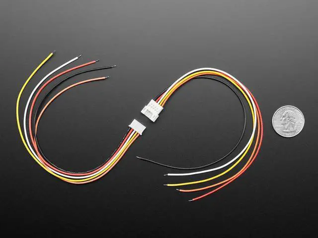 Alt view image 2 of 5 - Adafruit 2.0mm Pitch 5-pin Cable Matching Pair - JST PH Compatible
