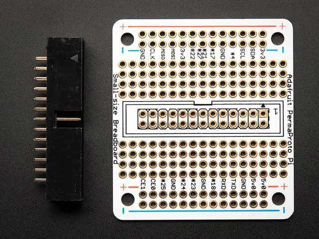 Alt view image 2 of 3 - Adafruit Small-Size Perma-Proto Raspberry Pi Breadboard PCB Kit