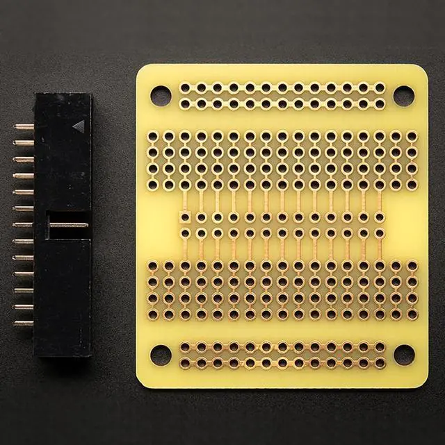 Alt view image 3 of 3 - Adafruit Small-Size Perma-Proto Raspberry Pi Breadboard PCB Kit
